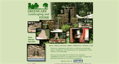 Desktop Screenshot of greencarelandscapingandstone.com